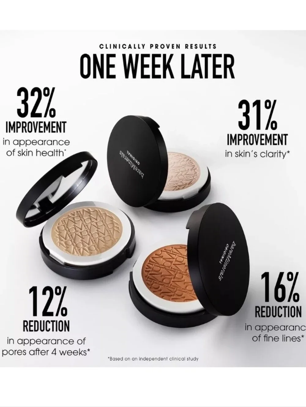 BareMinerals Original Pressed Powder Foundation Fairly Light BNIB